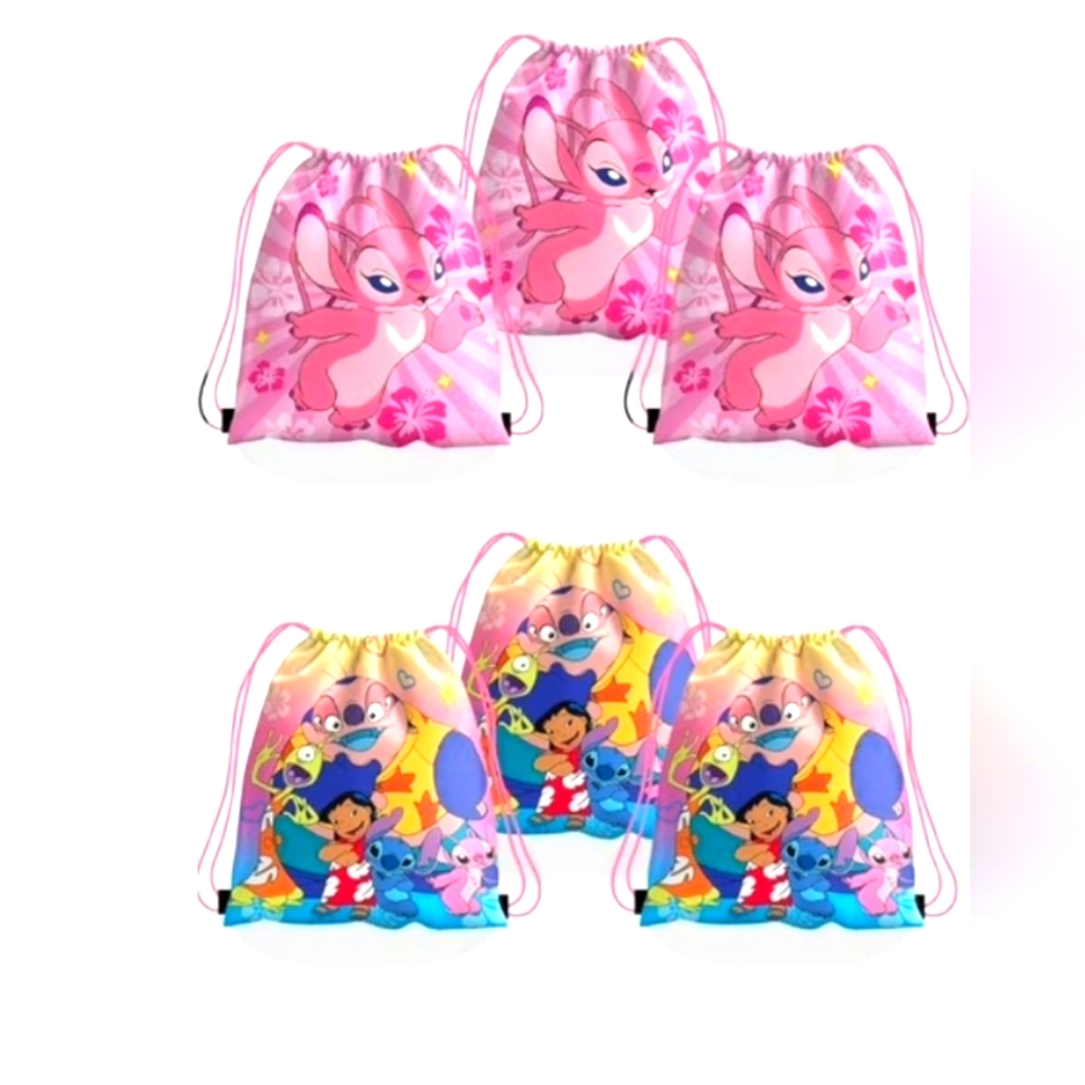 ✨️Colorful ✨️Stitch Drawstring Bags 1/$15 Or 11/ $45 - Picture 6 of 7